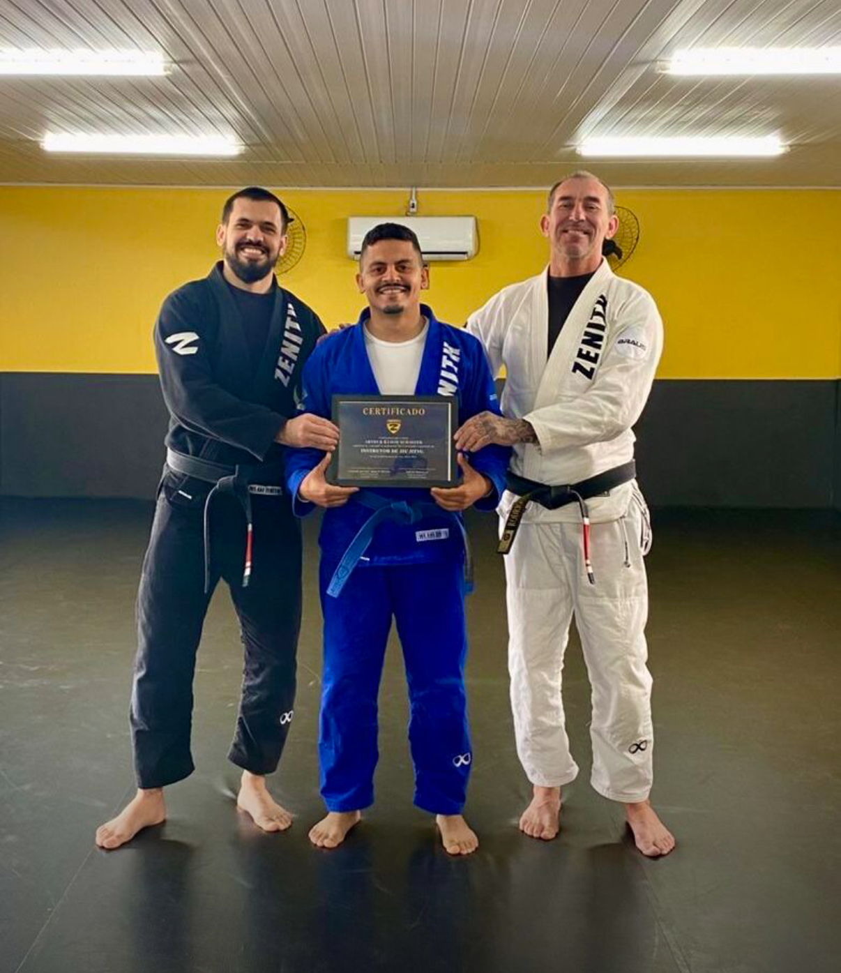 Formei Instrutor de Jiu Jitsu